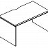 Стол письменный на каркасе ДСП (1 скос) МР МП 022.02 на Office-mebel.ru 1