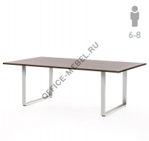 EXE Стол для переговоров Хром 101 901 WAL 07 на Office-mebel.ru