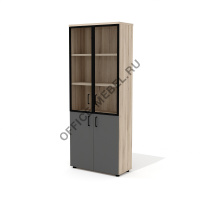 Шкаф комбинированный L-46 на Office-mebel.ru
