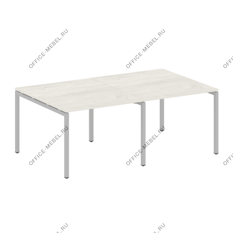 Переговорный стол (2 столешницы) на П-образном м/к 40БП.ПРГ-2.1 на Office-mebel.ru