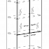 Шкаф для документов со стеклянными дверьми в алюминиевой рамке А4 9380 на Office-mebel.ru 1