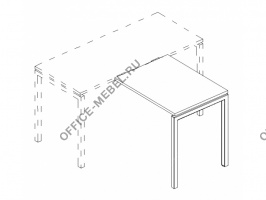 Брифинг-приставка на металлокаркасе DUE А4 Б2 074 БП на Office-mebel.ru