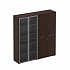 Шкаф комбинированный (стекло-одежда) МЕ 357 на Office-mebel.ru 1
