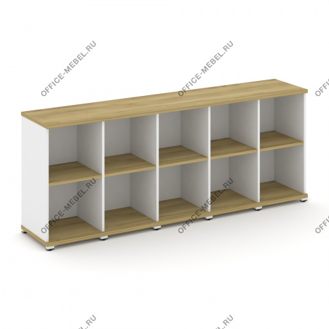 Стеллаж пять узких секций, 2 ниши CN.STU-250 на Office-mebel.ru