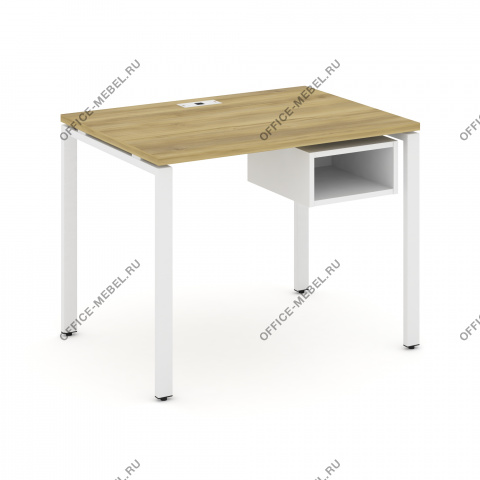 Стол рабочий с подвесной тумбой с одной открытой нишей CN.SP-101 на Office-mebel.ru
