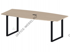 Стол переговоров 2,2м на мет. опорах* EVL822/О/60*30 на Office-mebel.ru