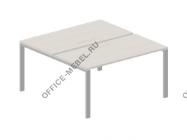 Составной стол на 2 рабочих места (меламиновые аутлеты) ST2TM168 на Office-mebel.ru