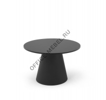 NOALE Стол кофейный низкий ЧЕРНЫЙ/ЧЕРНЫЙ на Office-mebel.ru