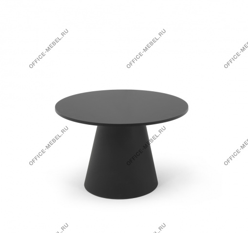 NOALE Стол кофейный низкий ЧЕРНЫЙ/ЧЕРНЫЙ на Office-mebel.ru