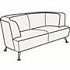 Мягкая мебель для офиса Двухместный диван Лион 2 на Office-mebel.ru 1