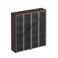 Шкаф для документов со стеклянными дверьми МЕ 361 на Office-mebel.ru