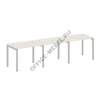 Рабочая станция на 3 раб.места на П-образном м/к 40БП.СМ-3.1 на Office-mebel.ru