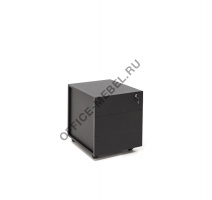 Тумба подкатная ЧЕРНЫЙ 103 101 black на Office-mebel.ru