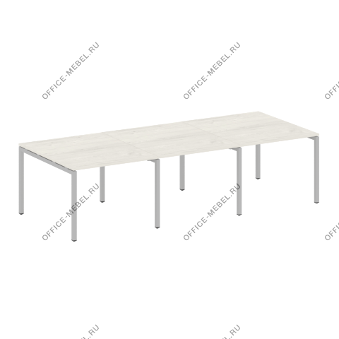 Переговорный стол (3 столешницы) на П-образном м/к 40БП.ПРГ-3.1 на Office-mebel.ru