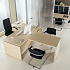 Шкаф комбинированный средний(закрытый - стекло - закрытый) МЕ 338 на Office-mebel.ru 4