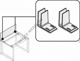 Крепление к экрану настольному MDF902 на Office-mebel.ru