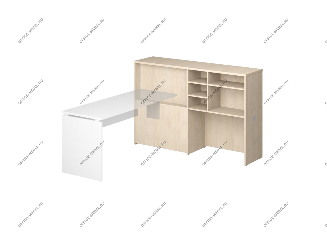 Стеллаж двухсторонний (правый) 1277 на Office-mebel.ru 1 ...