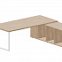 Стол на опорной сервисной тумбе Л/П FT220TSD на Office-mebel.ru 1