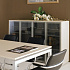 Шкаф комбинированный средний(стекло - закрытый - стекло) МЕ 339 на Office-mebel.ru 9