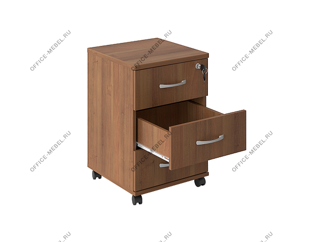 Тумба подкатная с замком на первый ящик х17 на Office-mebel.ru