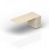 Стол с приставной тумбой 4 ящика (меламиновый аутлет, приставной элемент) ETPM168N072 на Office-mebel.ru 1