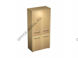 Шкаф для документов закрытый 4-дверный МЕ 345 на Office-mebel.ru