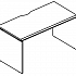 Стол письменный на каркасе ДСП (1 скос) МР МП 011.02 на Office-mebel.ru 1