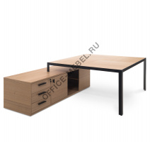 ENZO Стол квадратный/оп.тумба 109 103 ECL-L 01 на Office-mebel.ru