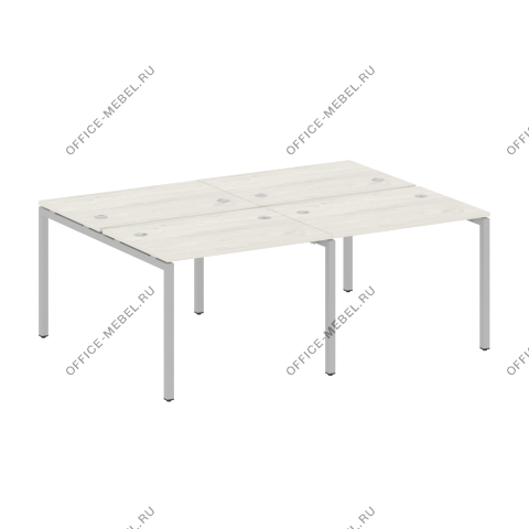 Рабочая станция на 4 раб.места на П-образном м/к 40БП.СМ-4.1 на Office-mebel.ru