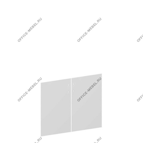 Дверь стеклянная низкая 14.0 (2 шт) на Office-mebel.ru
