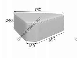 Пуф 60* СМ-П60˚ на Office-mebel.ru