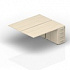 Составной стол на 2 рабочих места с приставными тумбами 4 ящика (меламиновые аутлеты, приставной элемент) 2TPM148N072 на Office-mebel.ru 1
