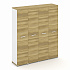 Шкаф четыре узкие секции, 5 ниш (4 фасада ЛДСП, 5 ниш) CN.STU-548 A на Office-mebel.ru 1