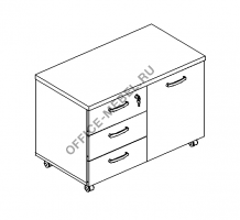 Тумба для оргтехники А4 261 на Office-mebel.ru