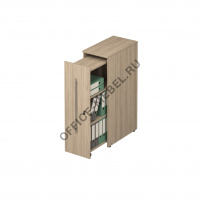Стеллаж вертикальный с замком, левый 338 на Office-mebel.ru
