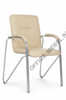 Стул Самба с мягкими подлокотниками SMB-01H Хром гальв. на Office-mebel.ru