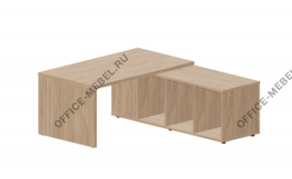 Стол на опорной сервисной тумбе (правый/левый) NR160TS на Office-mebel.ru