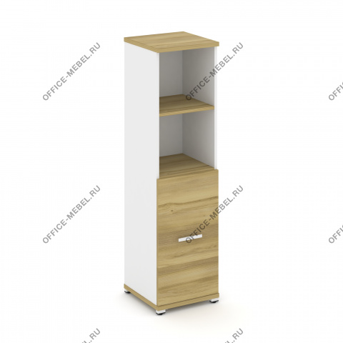 Шкаф одна узкая секция, 4 ниши ( фасад ЛДСП,  2 ниши) CN.STU-411 на Office-mebel.ru