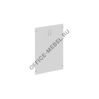 Двери стеклянные средние прозрачные (2шт) К 604 на Office-mebel.ru
