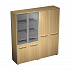Шкаф комбинированный (стекло-одежда) МЕ 358 на Office-mebel.ru 1
