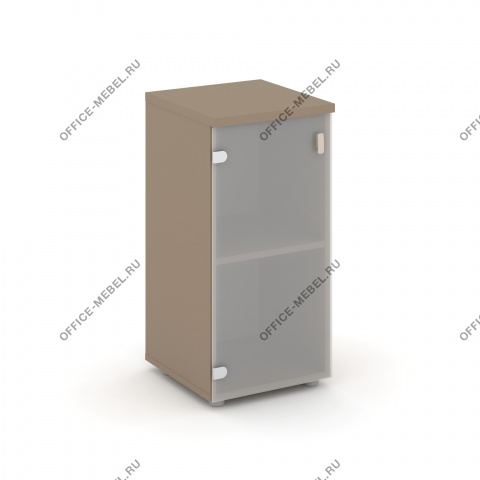 Шкаф низкий узкий л\п (1 низкий фасад стекло сатин матовый) ES.SU-3.2 на Office-mebel.ru