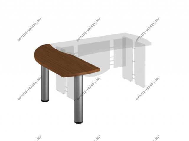 Приставка с опорами для столов В300.1+В-602*2 на Office-mebel.ru