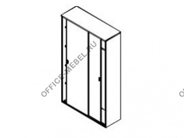 Шкаф-купе полки/гардероб FLS402 на Office-mebel.ru