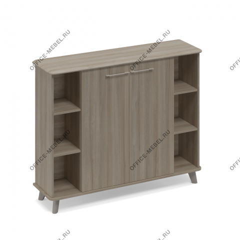Шкаф средний полузакрытый греденция ТМ 342 на Office-mebel.ru