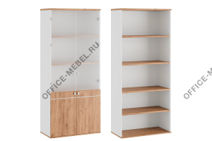 Шкаф для бумаг со стеклом (стекло без рамы) TES38150121 на Office-mebel.ru