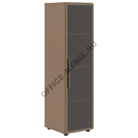 Шкаф-колонка со стеклянной дверью. В металлической раме VMCS 40.2 (L/R)  на Office-mebel.ru