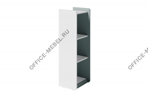 Стеллаж торцевой средний Л/П ART401L.U604 на Office-mebel.ru
