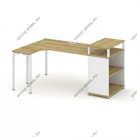 Стол эргономичный с опорным стеллажом с верхним горизонтом левый CN.SA-203(L) на Office-mebel.ru