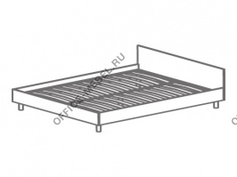 Кровать двуспальная Т-403 на Office-mebel.ru