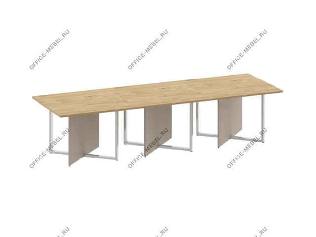 Стол переговорный, тройной, прямоугольный SK.SP-KV-110-3 на Office-mebel.ru